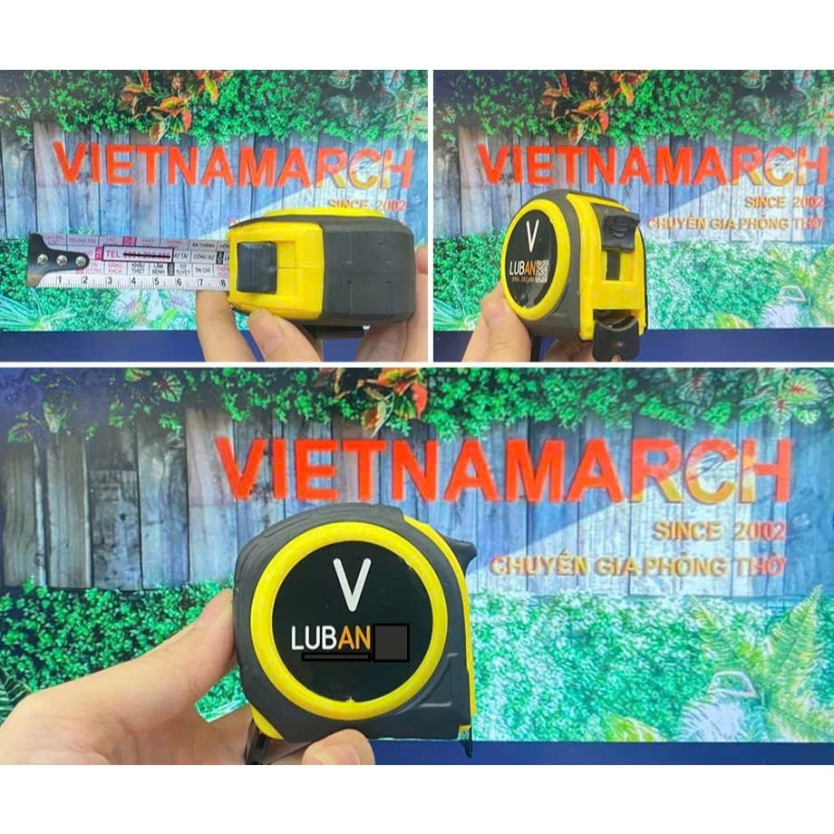 ชุดไม้บรรทัดหลุมฮวงจุ้ย 5M 3 IN 1 52,2cm-42,9cm-38,8cm ไม้บรรทัดรูเวียดนามคมคุณภาพสูง