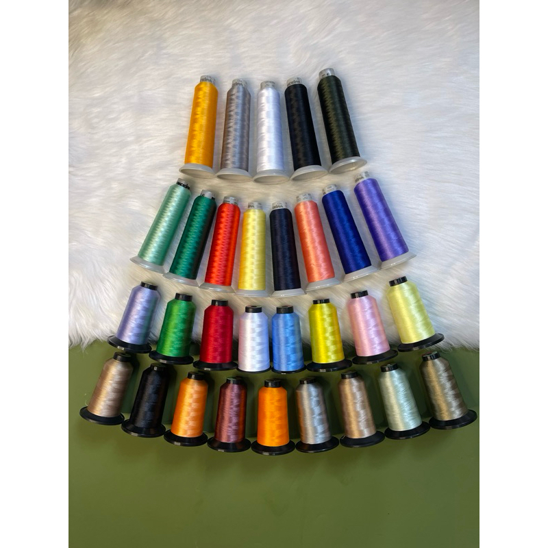 - ด้ายปักคอมพิวเตอร์ 120D/2 MADEIRA Germany, COATS Poly 100%