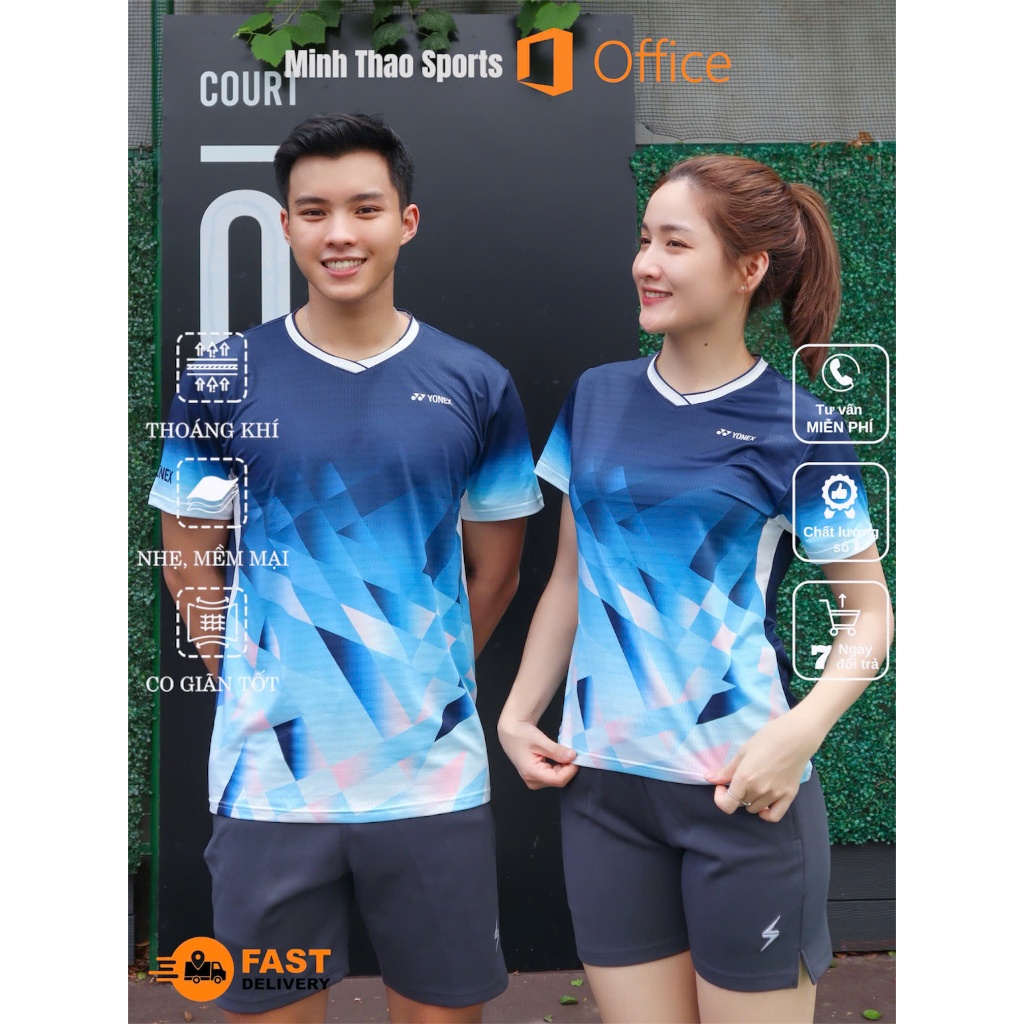 ใหม่!!! เสื้อและกางเกงแบดมินตัน Yonex YN128 - ใหม่ล่าสุดซ้อมแบดมินตันชายและหญิง 2025
