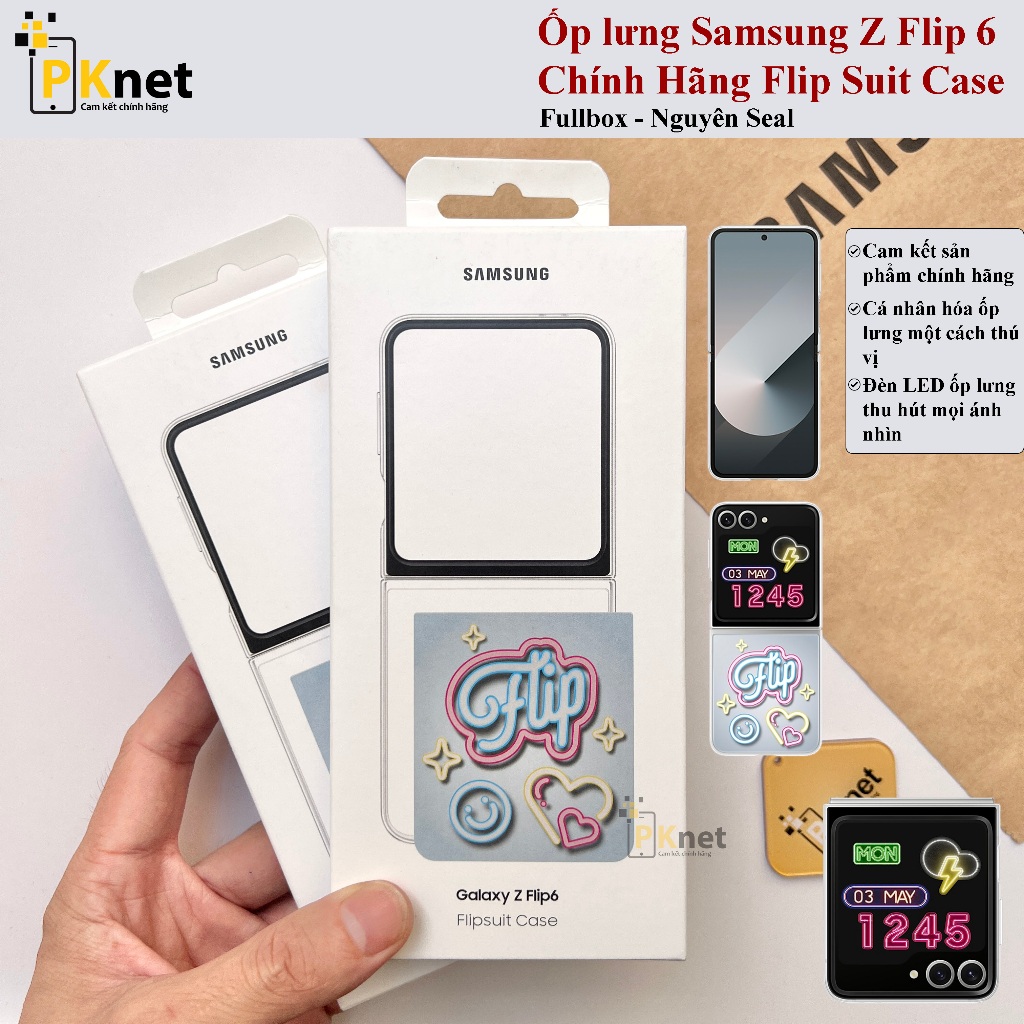 เคส Samsung Z Flip 6 Flip Suit ของแท้ Fullbox ปรับแต่งส่วนตัวที่น่าสนใจ