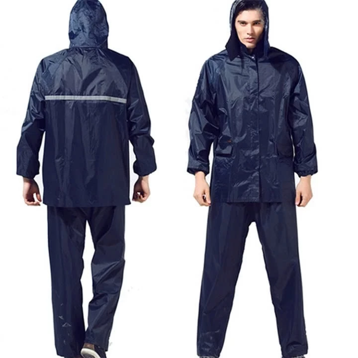 ชุดเสื้อกันฝนสะท้อนแสงหนาพิเศษ กันน้ำ สำหรับความสูง 150-190 ซม thumbnail 3