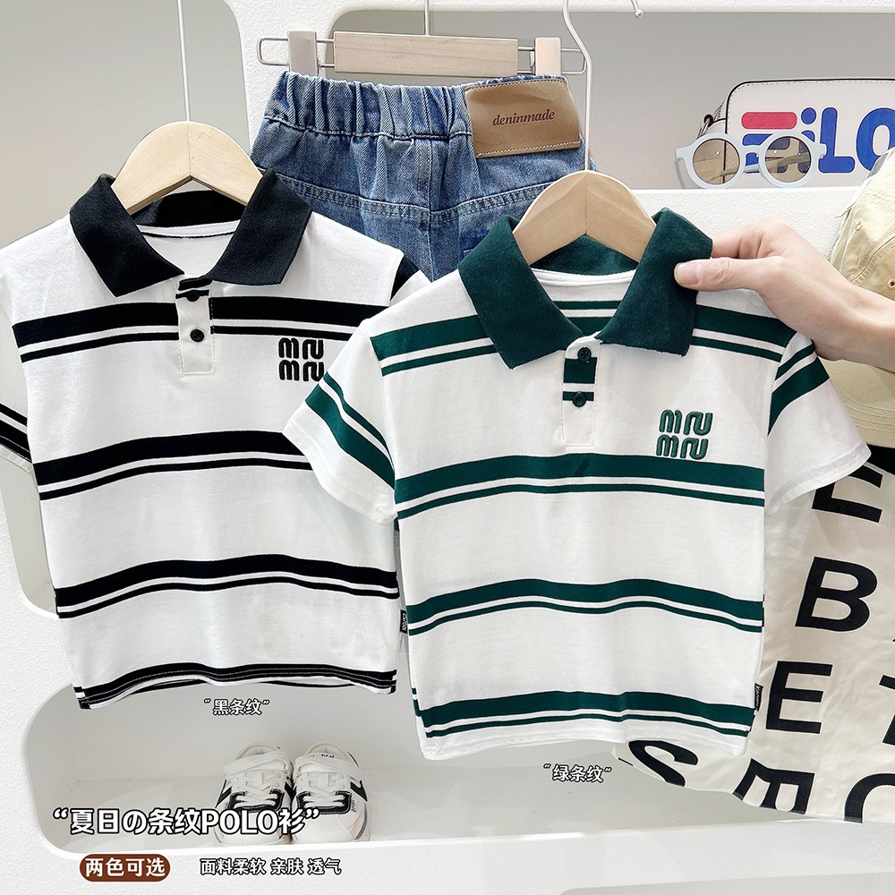 เสื้อโปโลเด็กชาย APL11 – ผ้าฝ้ายเนื้อนุ่มและเท่จาก 13-35kg