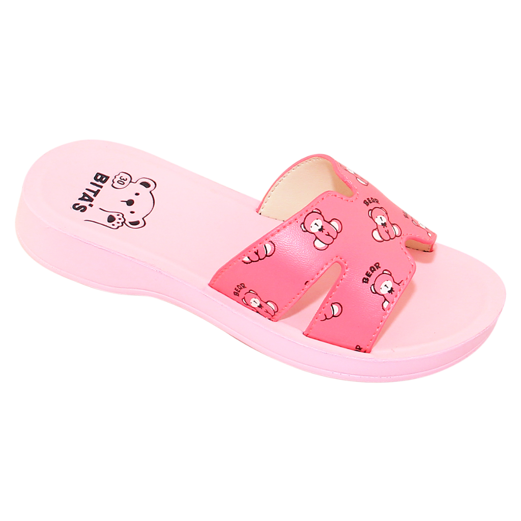 รองเท้าแตะรัดส้นเด็กผู้หญิง Bitas DEMI.05 (ชมพูบัว+ครีม+ม่วง)