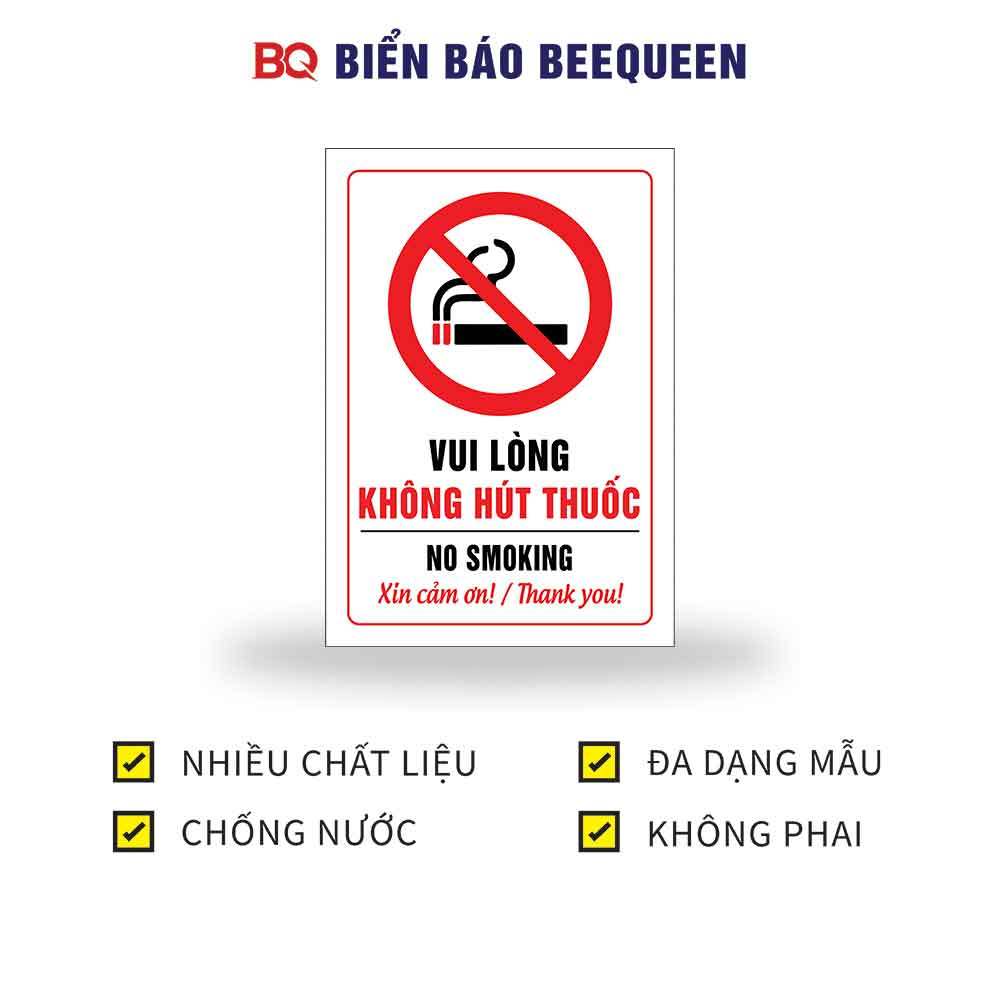 ป้าย PLEASE ไม่ใช่ SMOKING B79