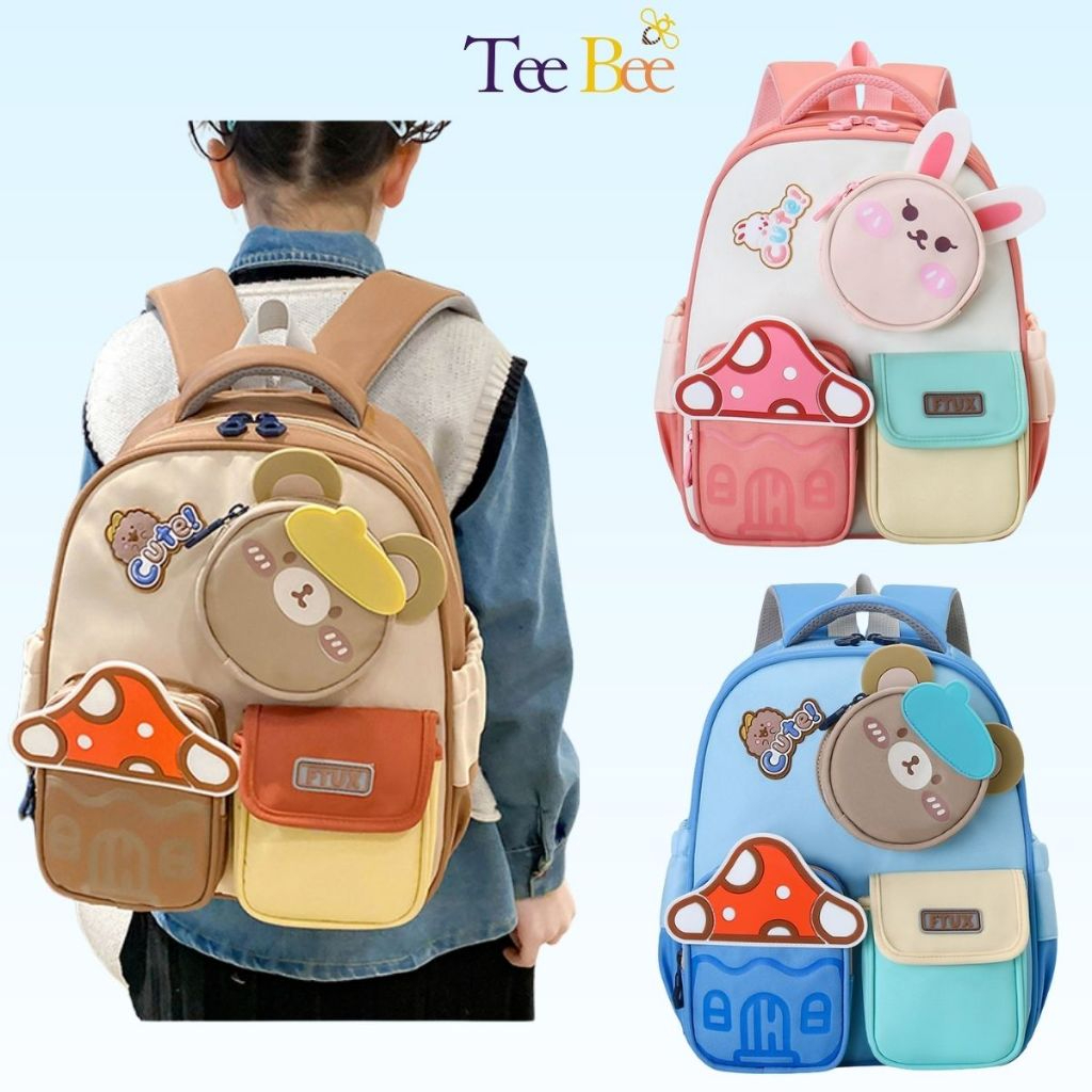 [Hottrend Backpack] Ultralight School Outing กระเป๋าเป้สะพายหลังอนุบาลสําหรับเด็กชายและเด็กหญิงน่ารั