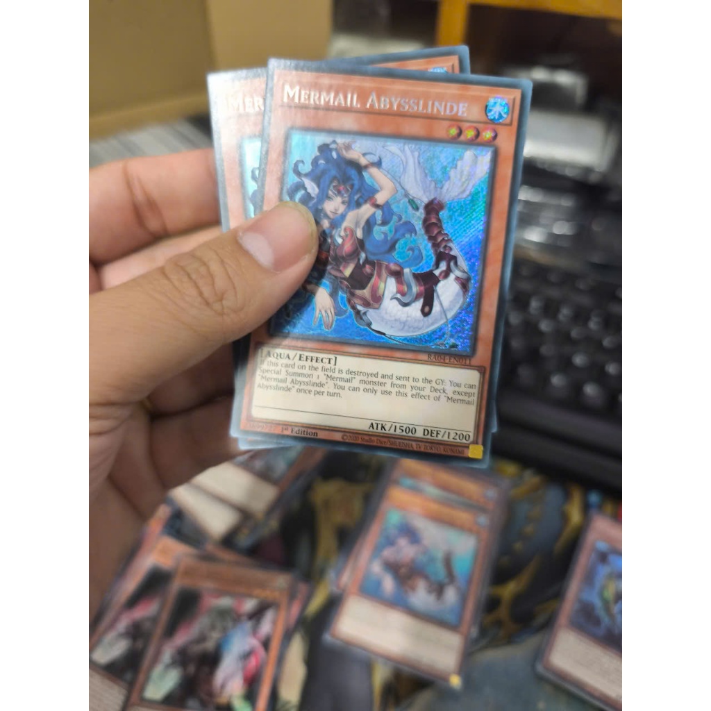 [Yugioh Funny Shop] การ์ด Mermail Abysslind 1 ใบ - RA04-EN011