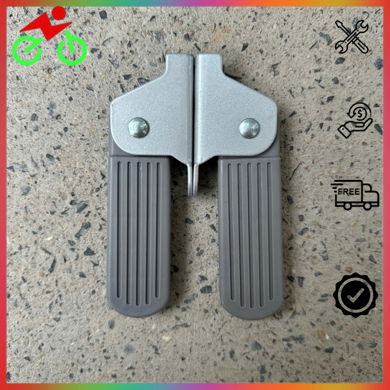 Moka Yadea I8 Maoly ที่วางเท้าด้านหน้าจักรยานไฟฟ้าที่ทนทานชิ้นส่วนรถยนต์ไฟฟ้า (ราคา 1 คู่)