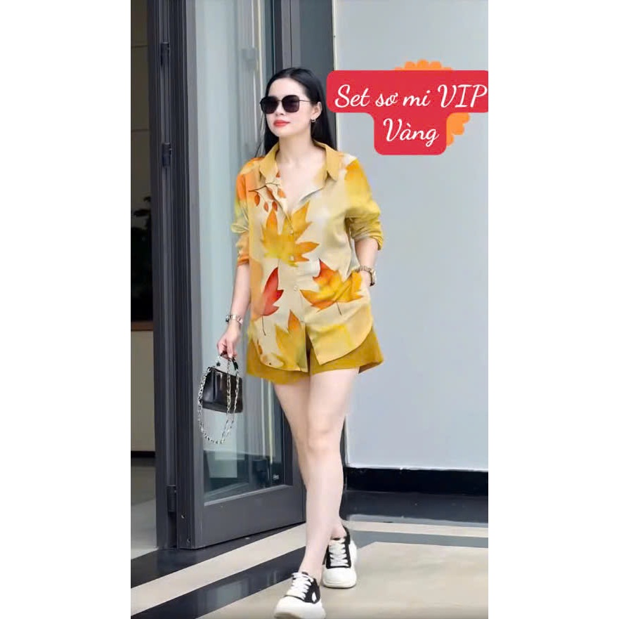 Vip Shirt Set - Travel Wear - สินค้าเวียดนาม - ms 25