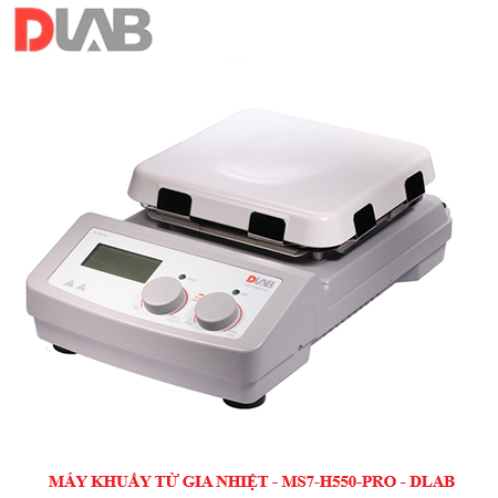เครื่องกวนความร้อนแม่เหล็ก 20 ลิตร รหัส: MS7-H550-PRO ยี่ห้อ DLab สําหรับห้องปฏิบัติการใช้