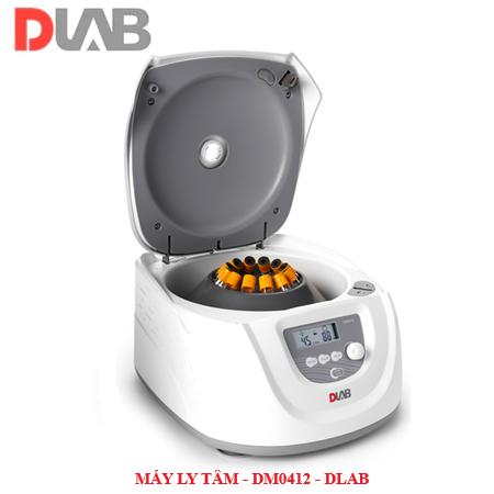 เครื่องหมุนเหวี่ยงความเร็วต่ํา รหัส:DM0412 ยี่ห้อ DLab สําหรับห้องปฏิบัติการใช้