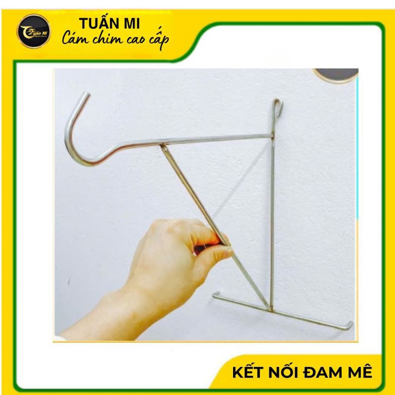 ที่ชื่นชอบ: Tuan Mi ที่แขวนกรงนกติดผนัง - สแตนเลสแข็งแรง 201 (ยาว 35 ซม.) - PP Cam Tuan Mi