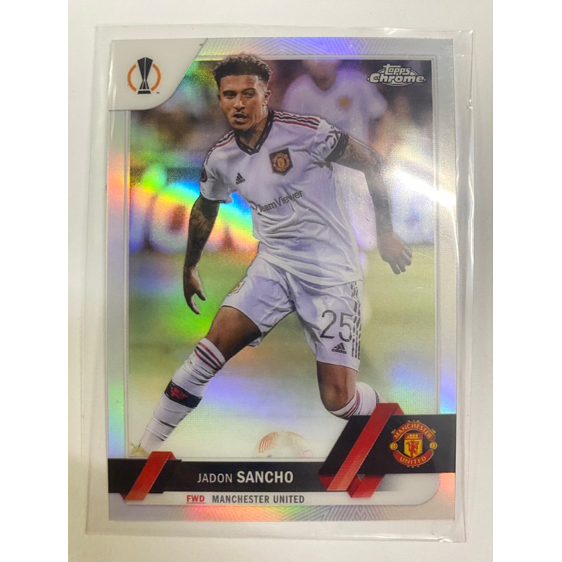 L52 Jadon Sancho แมนเชสเตอร์ ยูไนเต็ด 2023 การ์ดฟุตบอล