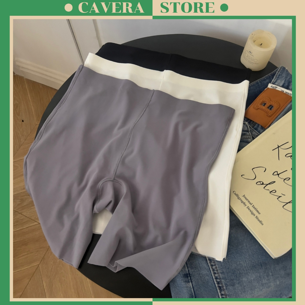 Combo 3 ชุดชั้นในสตรีป้องกันสวมกระโปรงเข้ารูป,กางเกงในป้องกันการแสดงระบายอากาศ CAVERA V.779