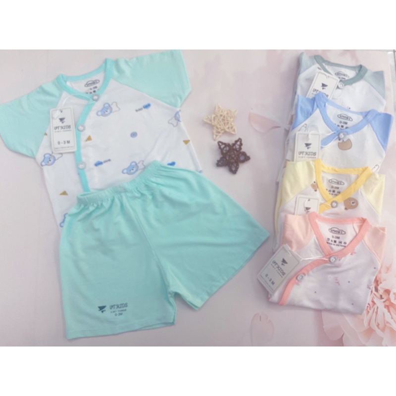 VTKIDS ชุดแขนกุดยางยืดลายสีสําหรับเด็กตั้งแต่ 0-9ม