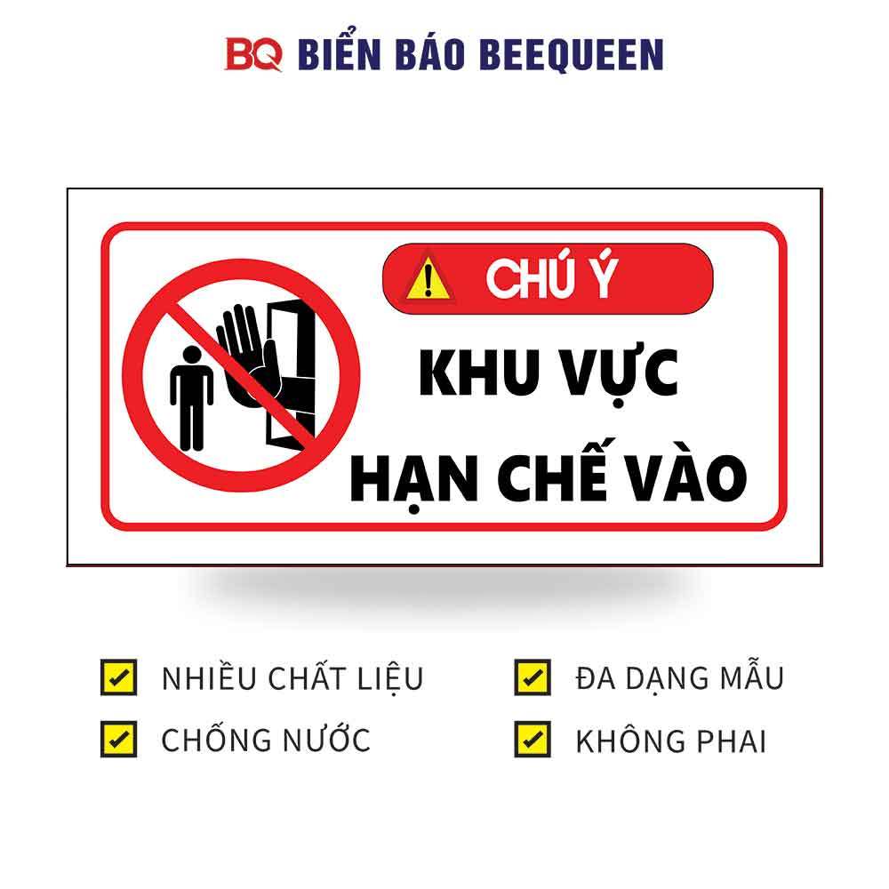 ป้าย ATTENTION TO THE AREA LIMITED IN H77