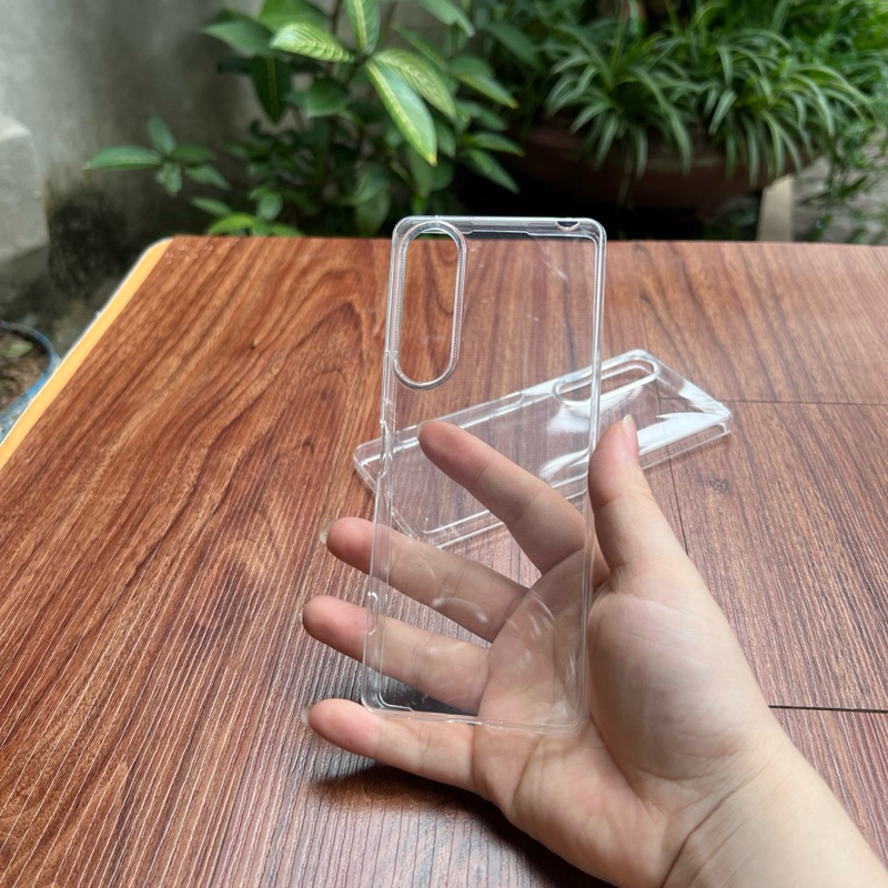 เคสซิลิโคนสําหรับ Sony Xperia 1 Mark 5 (Xperia 1 V) โปร่งใสและกันกระแทก