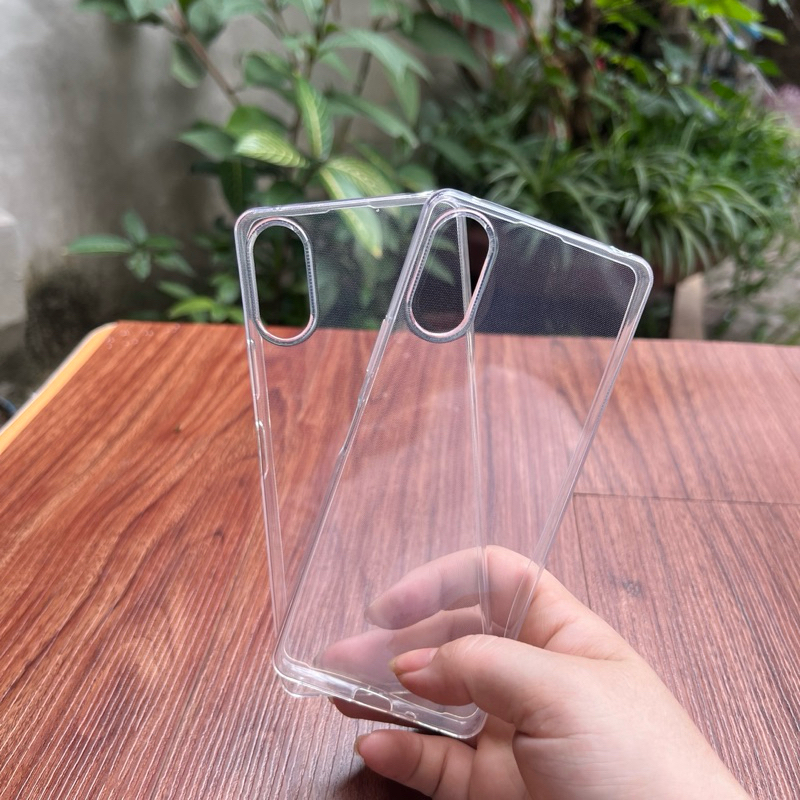 เคสซิลิโคนสําหรับ Sony Xperia 10 Mark 6 (Xperia 10 VI) โปร่งใสและกันกระแทก