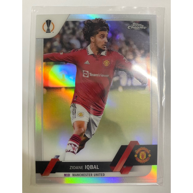 L56 Zidane Iqbal แมนเชสเตอร์ ยูไนเต็ด 2023 การ์ดฟุตบอล