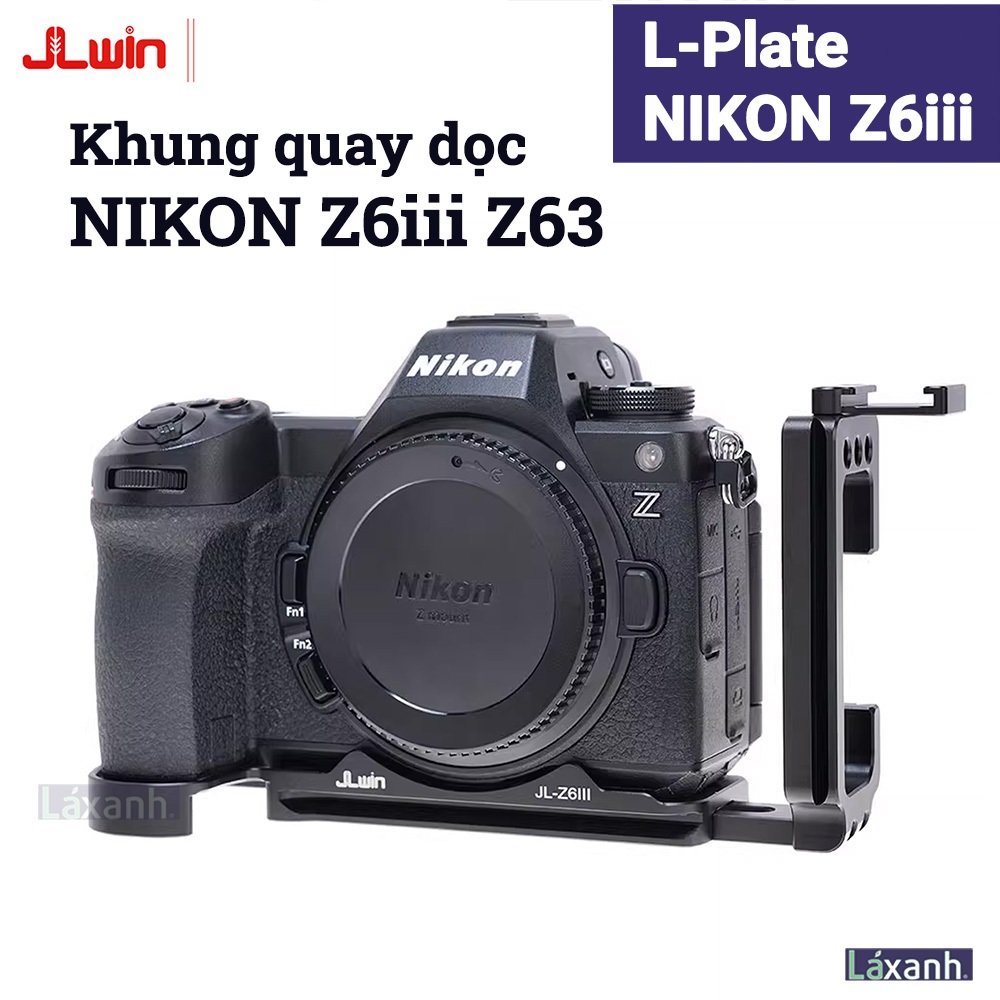 Nikon Z6iii JLWin | L-plate แนวตั้งหมุนกรอบวงเล็บวงเล็บฐานเหล็ก handcase มือแผ่น nikon z63 z6iii