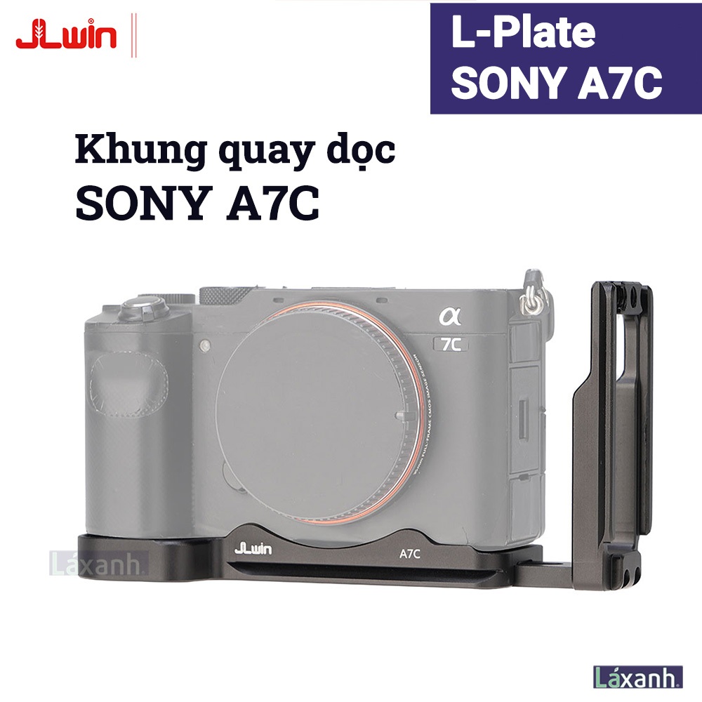 L-Plate Sony A7C ยี่ห้อ JLWin | Lplate ที่จับโครงหมุนแนวตั้ง ที่จับฐานเหล็ก เคสมือ ปลอกแฮนด์ sony a7