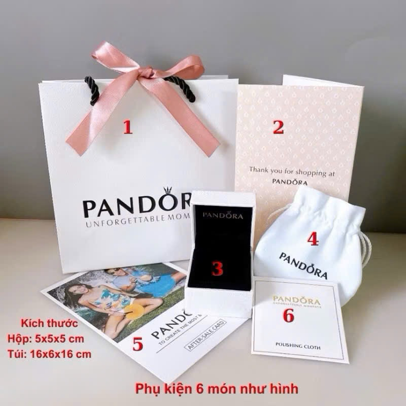 Fullset standard ชุดกระเป๋ากล่อง Pan.dora พร้อมกระเป๋ากล่องตามภาพ