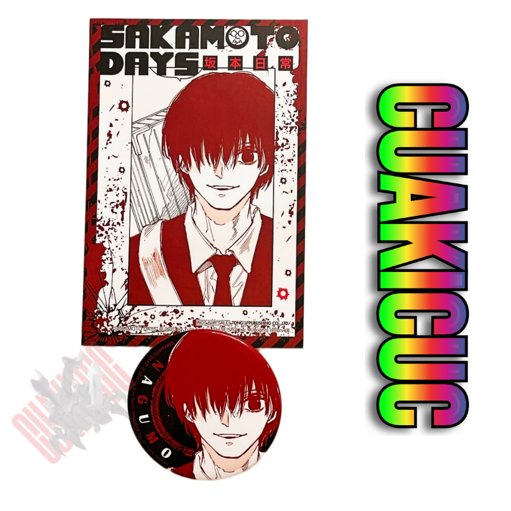 โปสการ์ด vs Badge Nagumo Yoichi - ของเล่นแสดงผลระดับพรีเมียม - Sakamoto Days ไต้หวัน