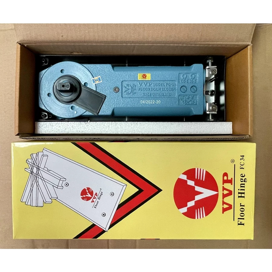 [FC-34 VVP] VVP บานพับพื้นไฮดรอลิกประตูกระจกนิรภัย 8 มม.- 12 มม.