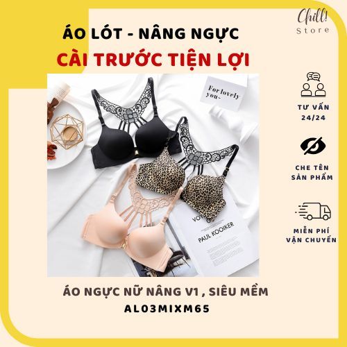 Front Underwire Bra – Sexy Bust Lift – Flattering Lace Design AL03MIX888