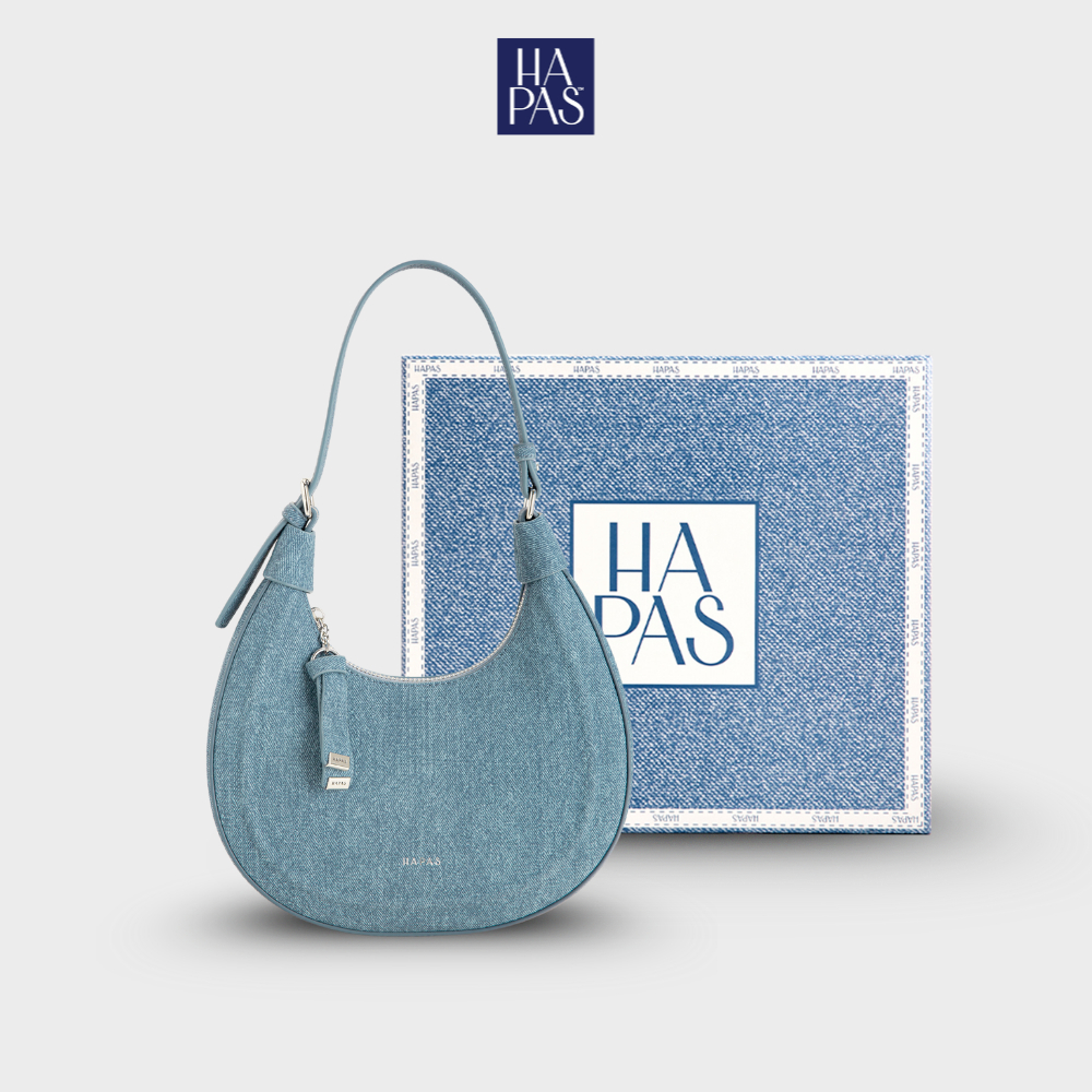 HAPAS Line กระเป๋าสะพายไหล่ผู้หญิงลายนูนขนาด 23 - TDV240369