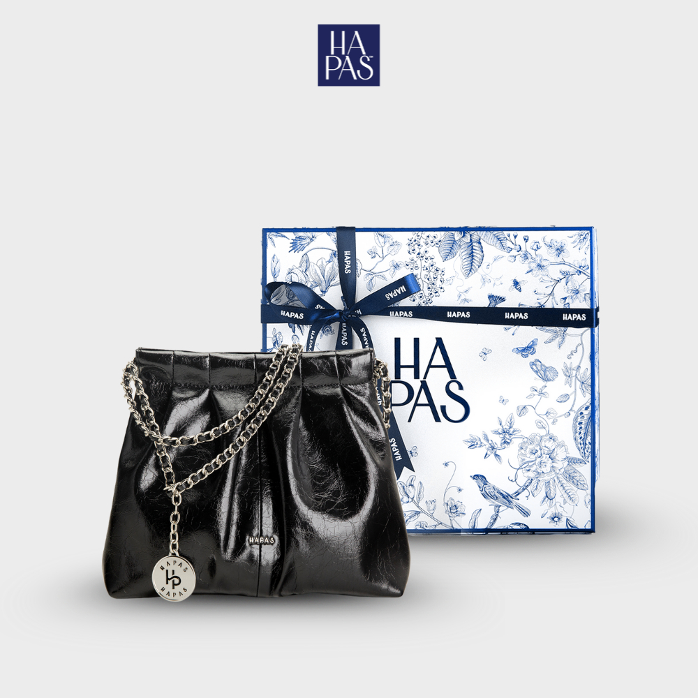 HAPAS Womens Double Handle Round Tag Shoulder Bag Size 24 - TDV240151