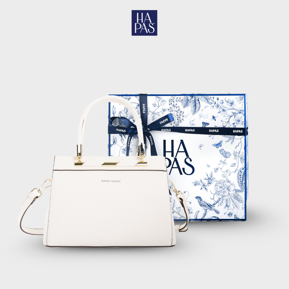 HAPAS Office กระเป๋าถือผู้หญิงพร้อมหูหิ้วขนาด 27 - TXT221107
