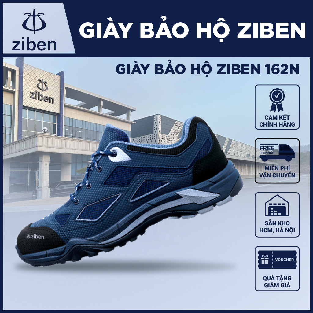 [GENUINE] รองเท้าเซฟตี้เกาหลี Ziben 162 กันน้ํา, ความต้านทานแรงกระแทกที่แข็งแกร่ง, ป้องกันการบิน