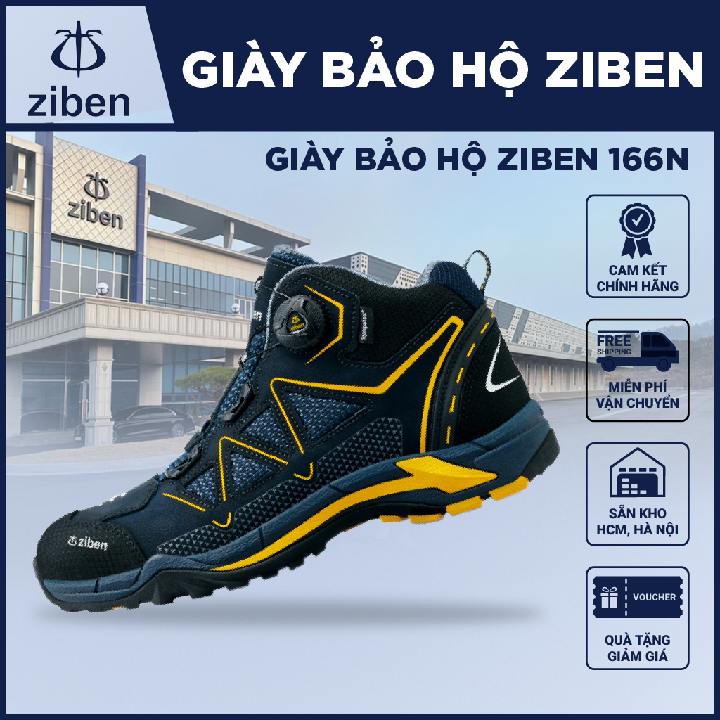 [GENUINE] รองเท้าเซฟตี้เกาหลี Worket (Ziben) 166 กันลื่นกระแทกแรง กันลื่น