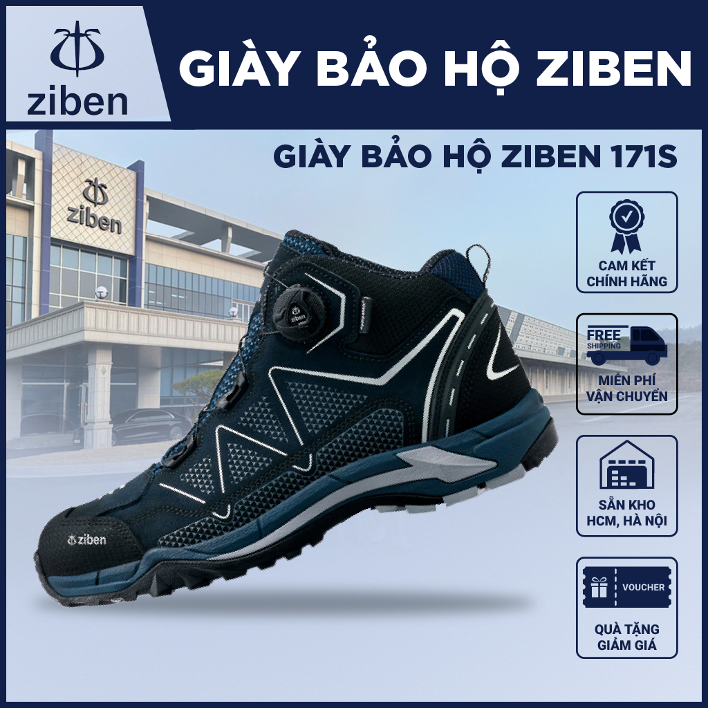 [GENUINE] รองเท้าเซฟตี้เกาหลี Worket (Ziben) 171S กันกระแทก ระบายอากาศได้ดี กันลื่น