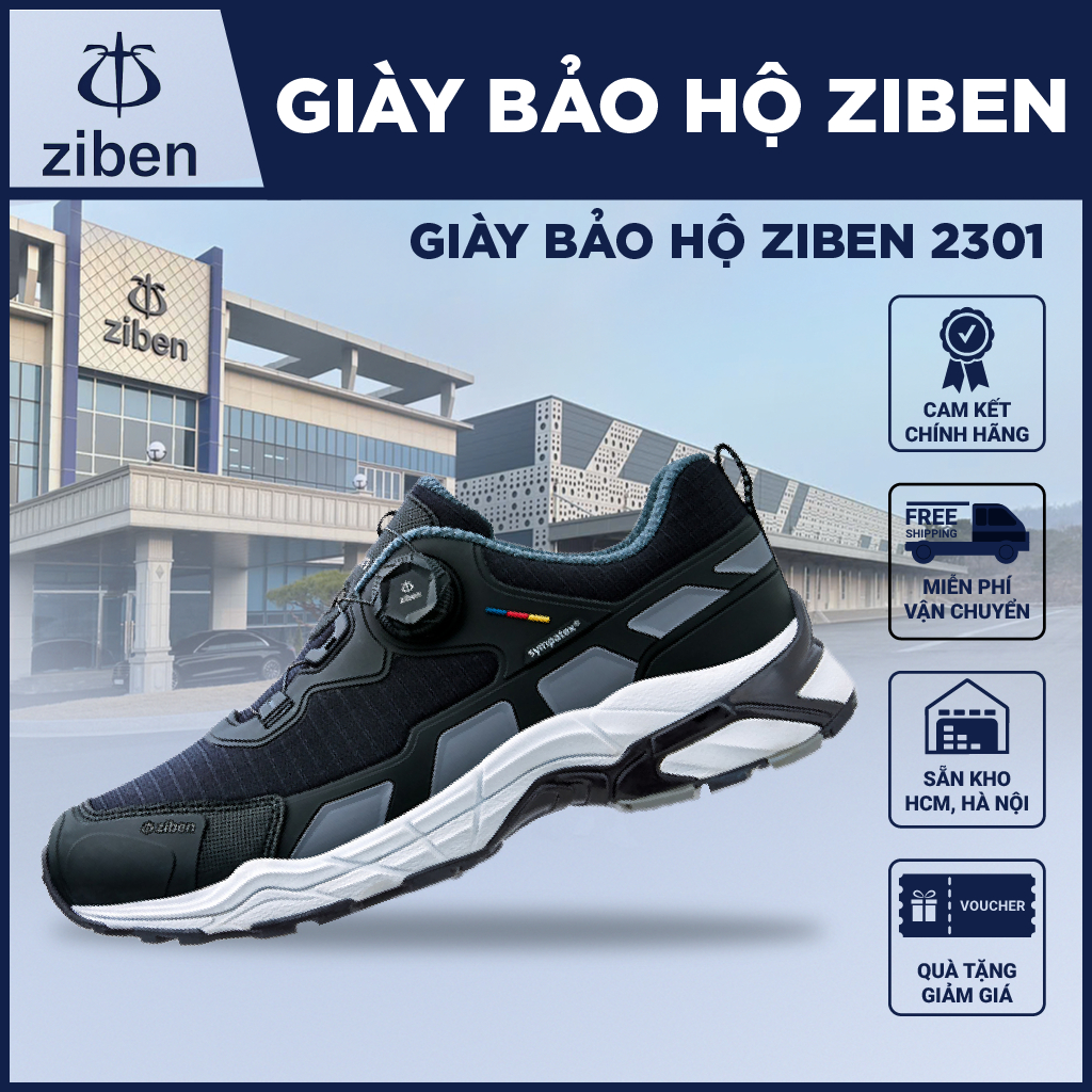 [GENUINE] รองเท้าเซฟตี้เกาหลี Worket (Ziben) 2301 Iris กันน้ํา หัวเข็มขัดบิดสะดวก