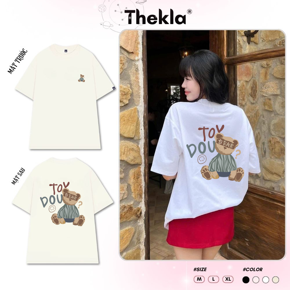 เสื้อยืด Unisex เสื้อยืด By Thekla BST37 Cool Stretch Cotton Loose Format สําหรับผู้ชายและผู้หญิง