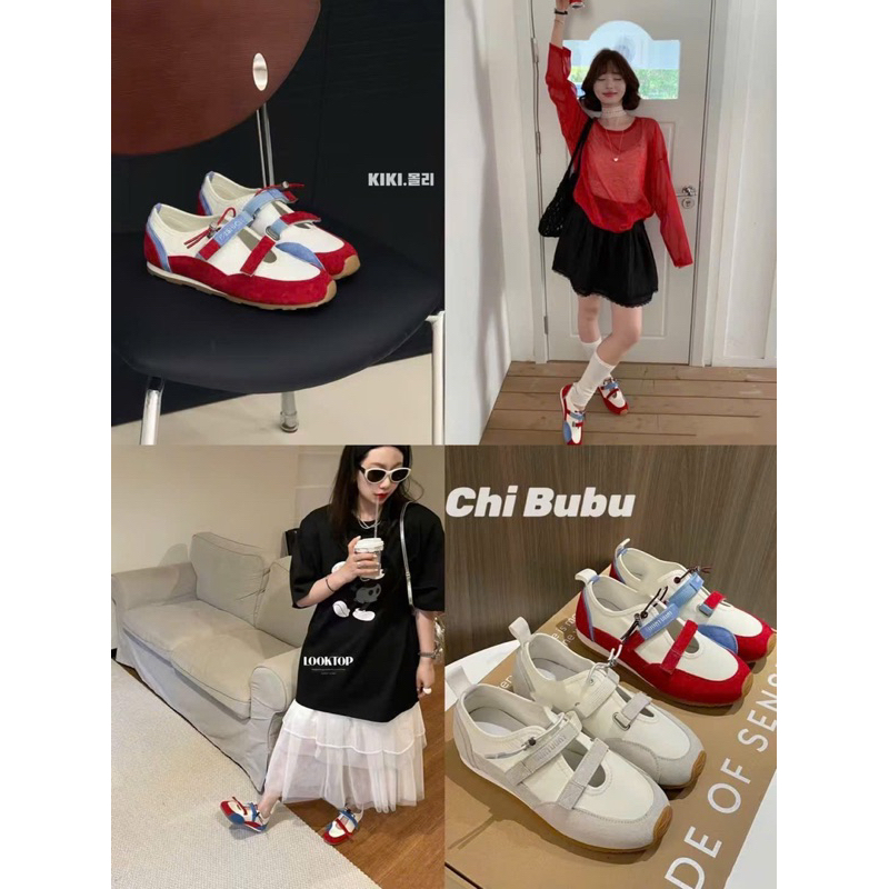 Bata MinMin 2 Straps นําเข้า QC Fullbox Mieo Shoes B799 B800