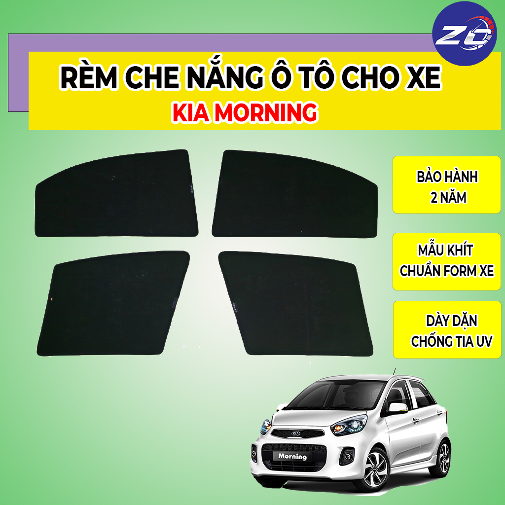 ม่านบังแดด Type 1 สําหรับ Kia Morning 2005- 2011,2013-2023=Dulex 202,GT-Line X-Line 2020-2023 สําหรั