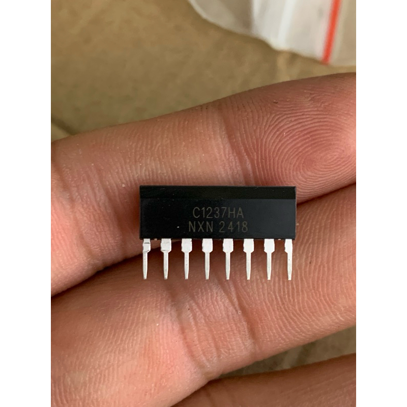 [2 ชิ้น] IC Audio UPC1237 C1237HA UPC1237HA C1237 SIP-8 ใหม่ 100% ไม่มีการตกแต่งใหม่