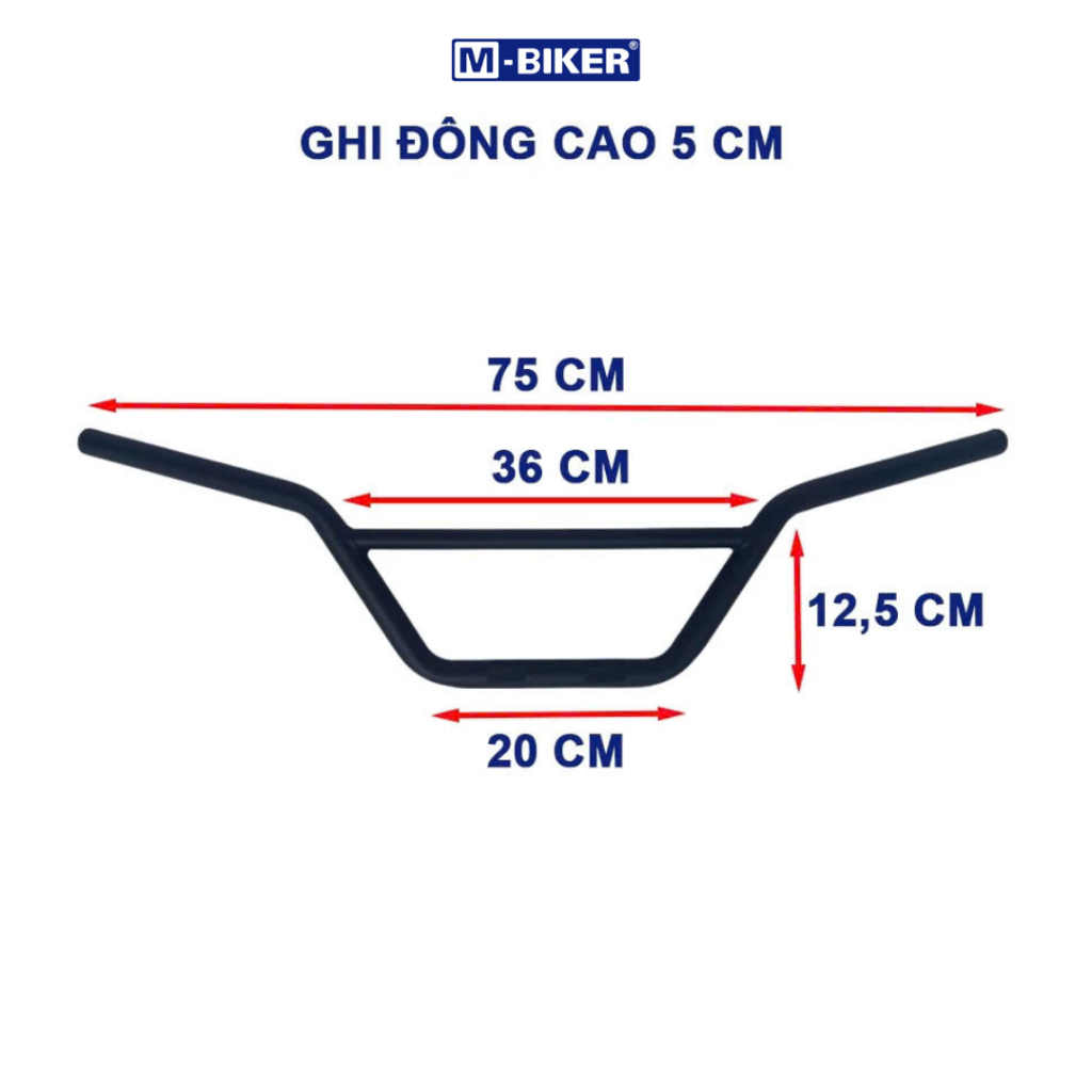 แฮนด์ XSR 155 แฮนด์สูง 2.5 ซม. แฮนด์สูง 5 ซม. แฮนด์ Yamaha XSR 155