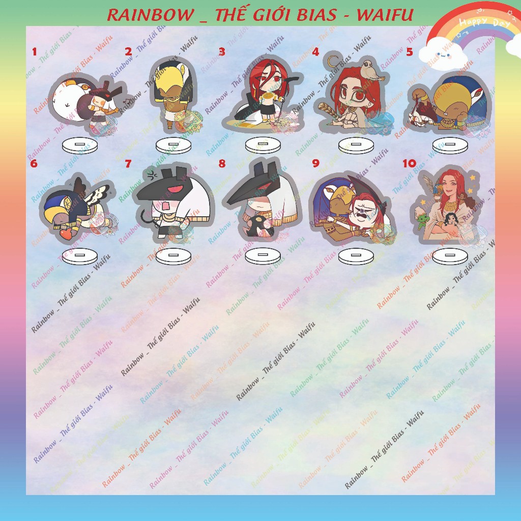 Ennead micha Standee 5cm รุ่นอะคริลิค Great nine manhwa bl