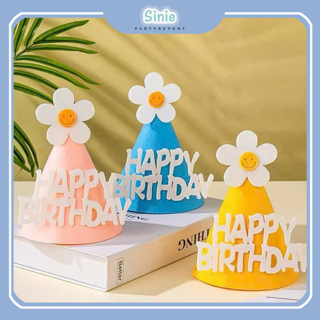 หมวกสักหลาดวันเกิดสําหรับเด็กชายและเด็กหญิง - Sie Party