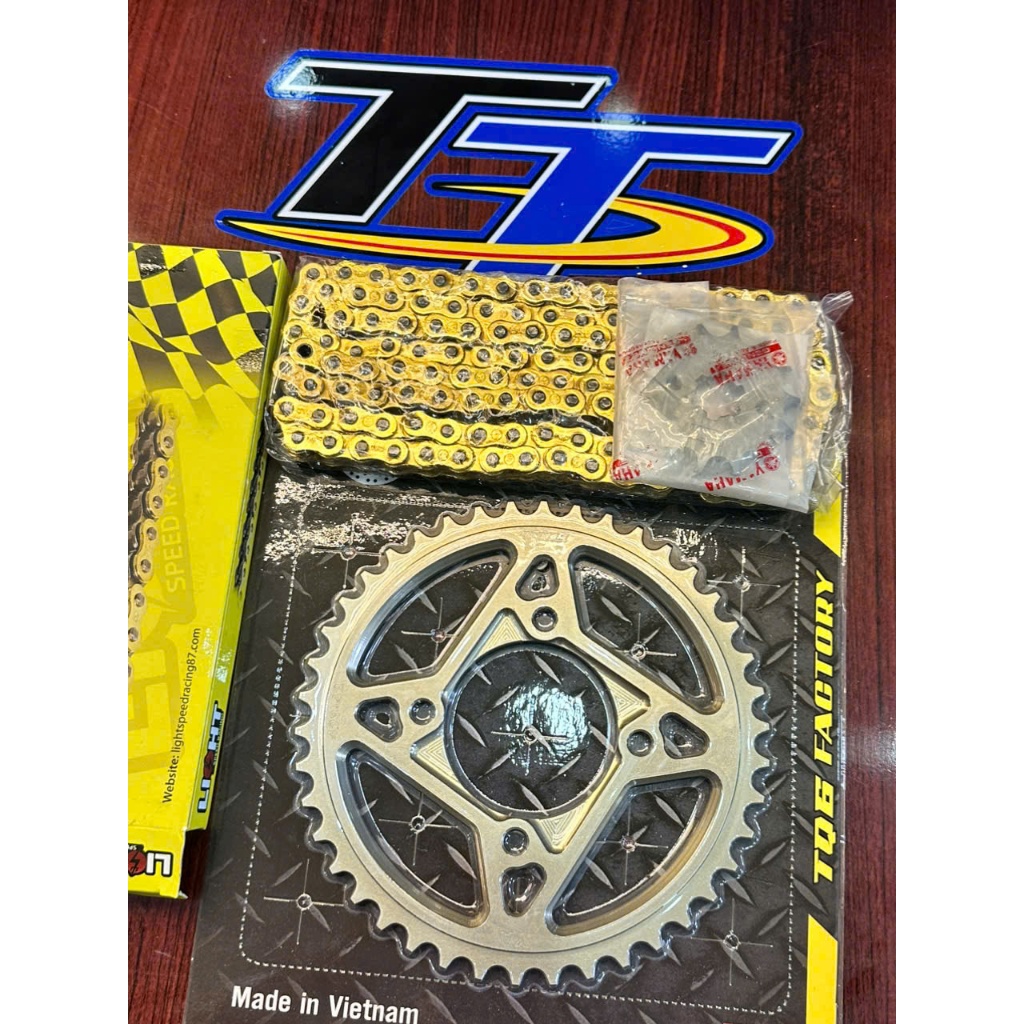 Yaz 7075 TQ6 โซ่สเตอร์อลูมิเนียม (โซ่อ่อน, สเตอร์ 7075, เฟือง)