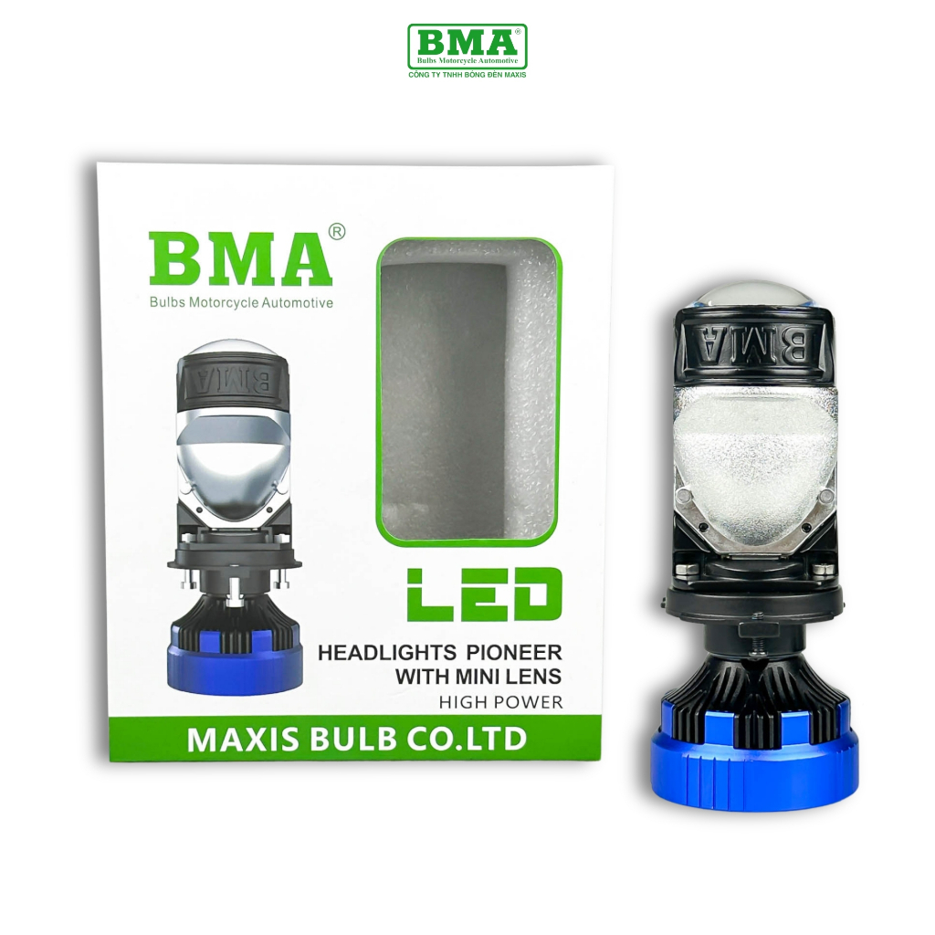 R05 BMA ไฟหน้า LED ทรงกลม Bi - ไฟหน้า Super 120W เฉพาะในรถยนต์ - รถจักรยานยนต์ - 12 เดือน