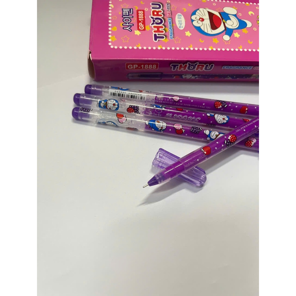Writing Grape Ink Gel (หมึกสีม่วง) เข็มน้ําหอม Nib 0.38mm Thornu / Ttoru Doreamon AH888 / VS999 (หมึ