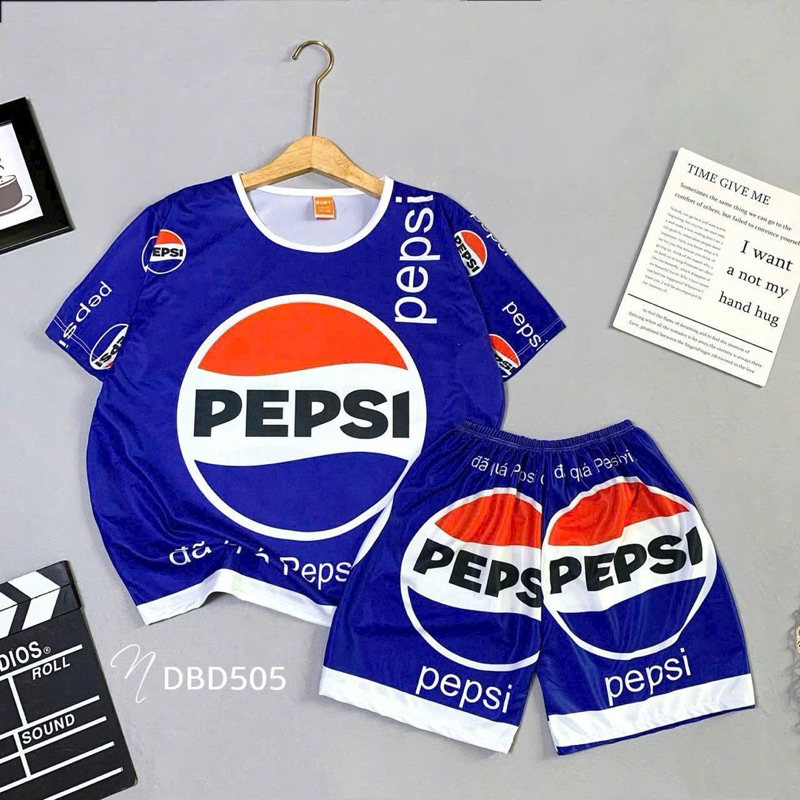 3D พิมพ์ชุดครอบครัว Pepsi, Mirinda sassafras, Cocacola, Sting สีเหลืองทุกขนาดตั้งแต่ 7 - 75kg