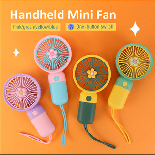 Quạt Mini Cầm Tay Có Đế, Quạt Tích Điện tiện mang đi chế độ gió, nhỏ gọn