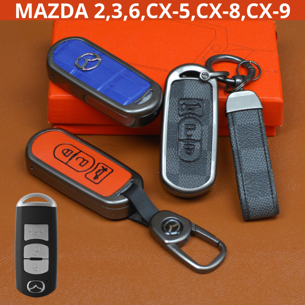 เคสกุญแจ Mazda CX-5,เคสกุญแจ Mazda3,ฝาครอบกุญแจ,Mazda2,Mazda 6,Mazda CX-8,Mazda CX-9 Premium Alloy (