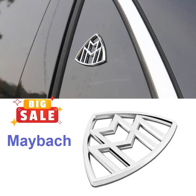 สติ๊กเกอร์ข้างรถ Maybach สัญลักษณ์ Maybach - ชุดสติ๊กเกอร์ข้างรถ Maybach 2 ชิ้น