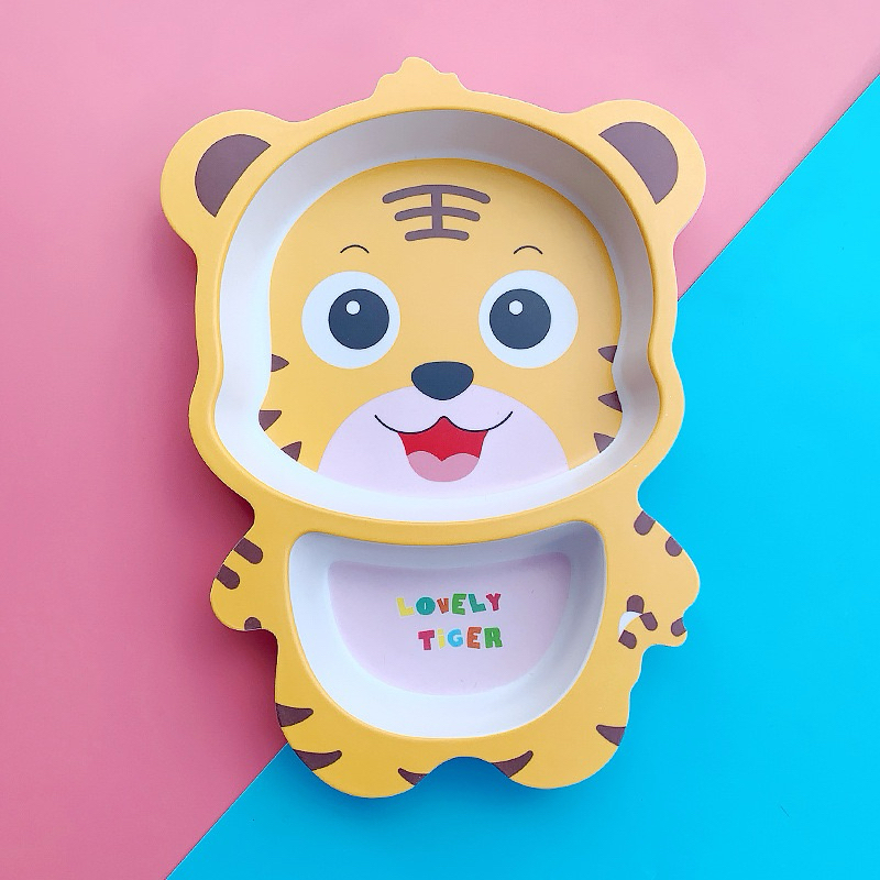 [รุ่นจัดส่งแบบสุ่ม] 2 COMPARTMENT FOOD DIVIDING TRAY - MICA BABY TRAY - KHOCUATHY